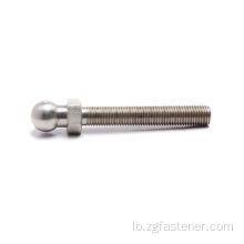 Personaliséiert héich Qualitéit Edelstol Stol Titanium Ball Studs